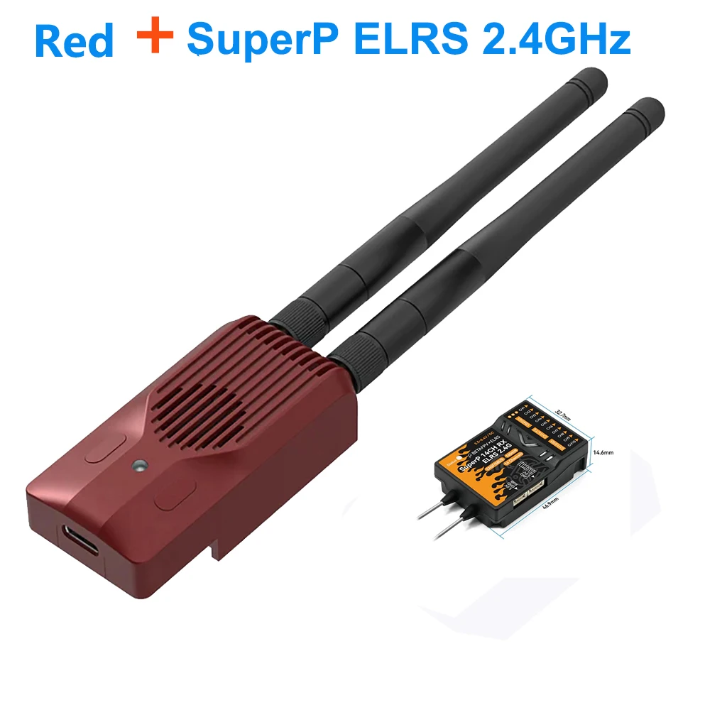 

BETAFPV SuperG Nano Transmitter + SuperD SuperP Receiver Dual-Frequency Diversity Transmit Power ELRS V3.3 2.4Ghz ISM