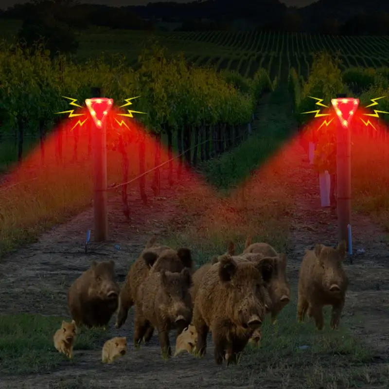 Solar Alarm Repellent Lamp Outdoor Flashing Light Waterproof Dog Barking Sound Alarm Drive Away Animals For Home Security Farms
Solar Alarm Repellent Lamp Outdoor Flashing Light Waterproof Dog Barking Sound Alarm Drive Away Animals For Home Security Farms