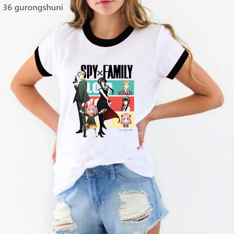 Spy X Family Graphic Print Tshirts For Girls Cool Japan Anime Anya Forger T Shirt Women'S Clothing Harajuku Shirt Summer Tops
Spy X Family Graphic Print Tshirts For Girls Cool Japan Anime Anya Forger T Shirt Women'S Clothing Harajuku Shirt Summer Tops