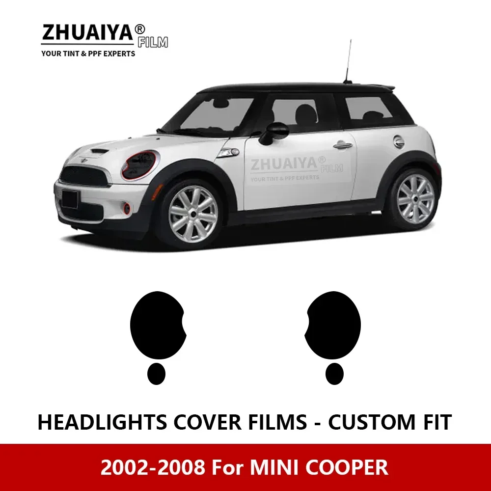 For MINI COOPER 2002-2008 Car Exterior Headlight Anti-scratch PPF precut Protective film Repair film Car stickers Accessories 
For MINI COOPER 2002-2008 Car Exterior Headlight Anti-scratch PPF precut Protective film Repair film Car stickers Accessories