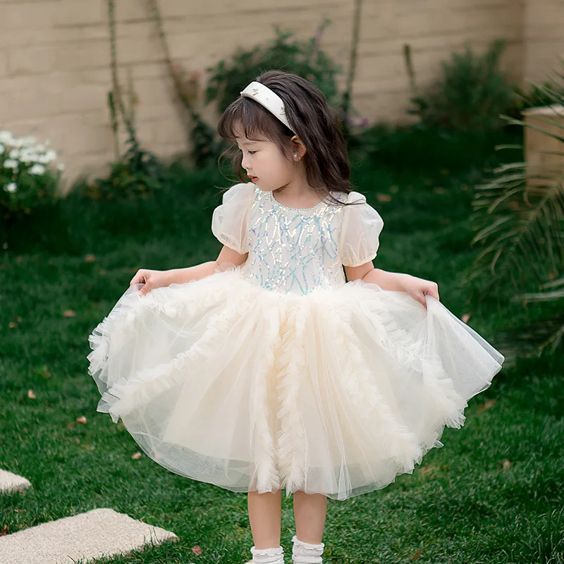 Baby Girl Dresses Short Sleeved Princess Skirt Mesh Summer Spring Autumn Party Dress
Baby Girl Dresses Short Sleeved Princess Skirt Mesh Summer Spring Autumn Party Dress