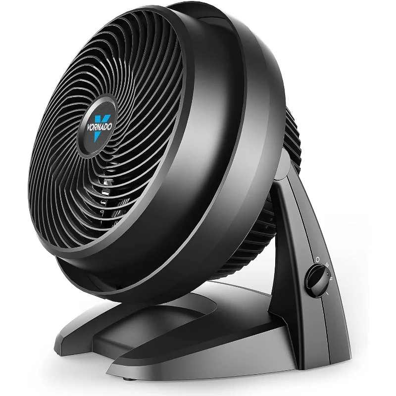 

Mid-Size Whole Room Air Circulator Fan for Home, 3 Speeds, Adjustable Tilt, Removable Grill, 9 Inch, Moves Air 70 Feet