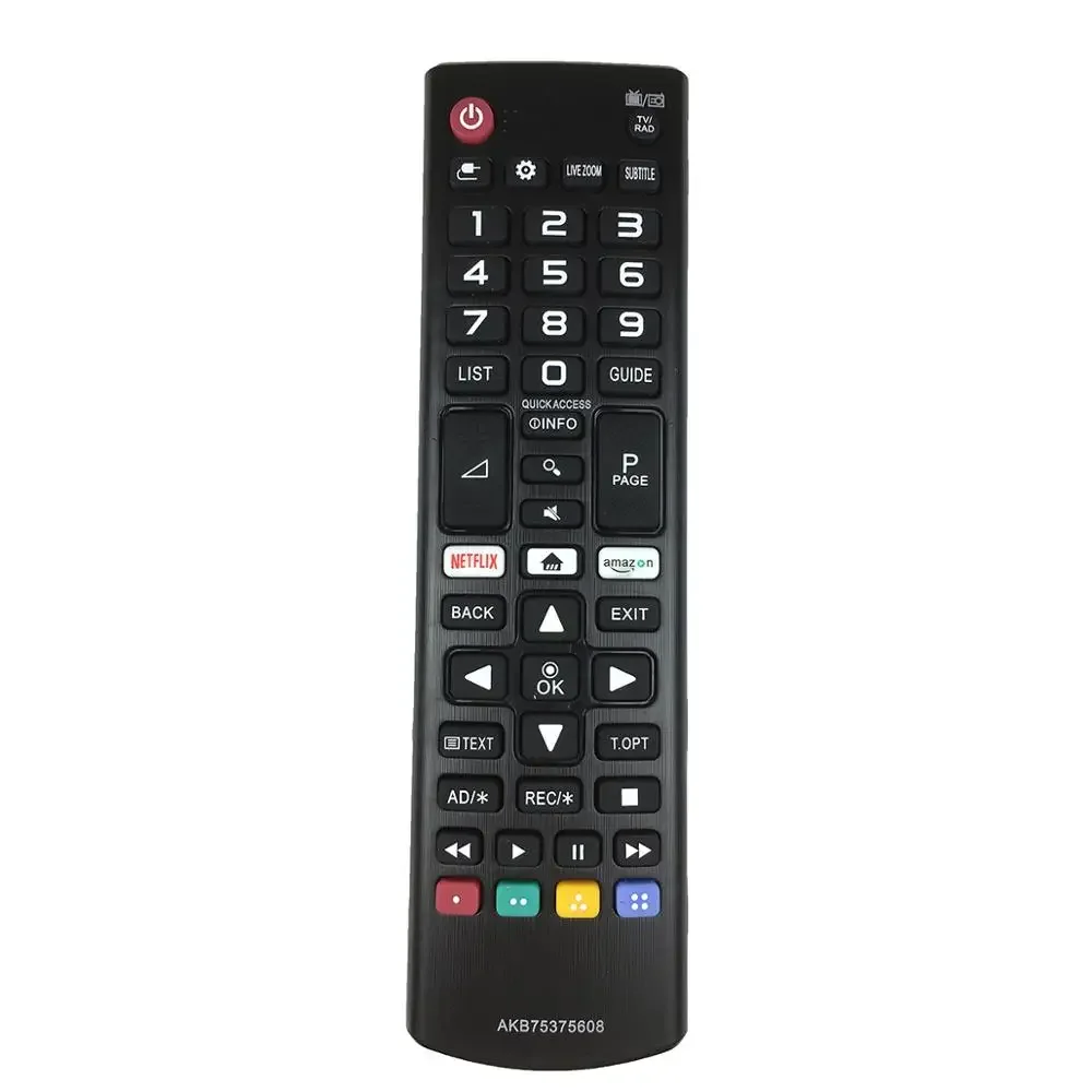 Remote Control for LG AKB75375608 with NETFLIX AMAZON for LG 2018 Smart TVs 32Lk6100 32Lk6200 43Lk5900
Remote Control for LG AKB75375608 with NETFLIX AMAZON for LG 2018 Smart TVs 32Lk6100 32Lk6200 43Lk5900