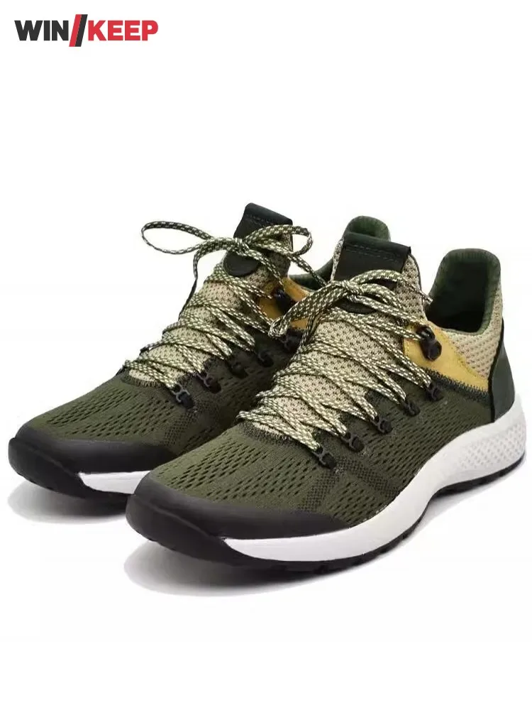 Mens Outdoor Breathable Mesh Lightweight Running Shoes Antiskid Athlete Training Sportswear Lace Up Joggers Gym Fitness Sneakers
Mens Outdoor Breathable Mesh Lightweight Running Shoes Antiskid Athlete Training Sportswear Lace Up Joggers Gym Fitness Sneakers