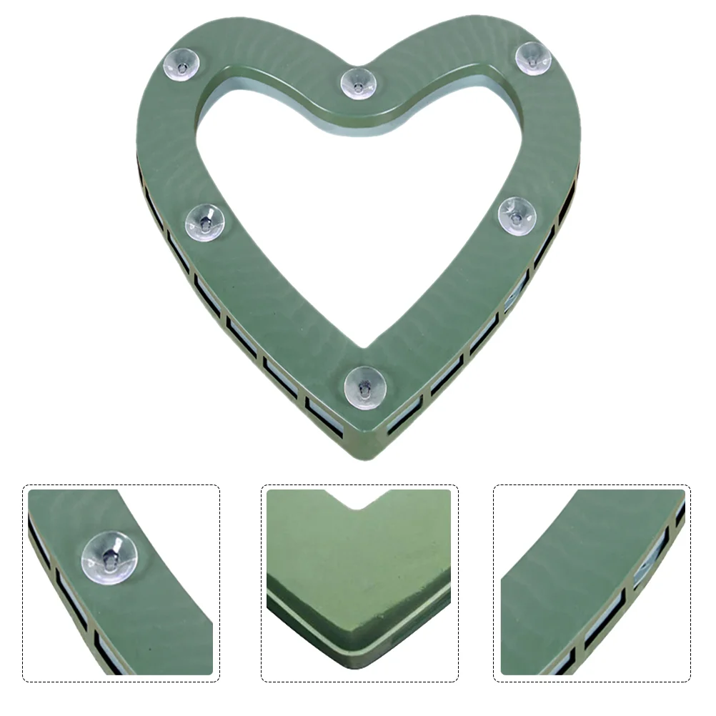 Flower Ring Heart Shape Green Wet Blocks Floral Blocks Artificial Floral Arrangements Mud for Florist Wedding Car Decoration
Flower Ring Heart Shape Green Wet Blocks Floral Blocks Artificial Floral Arrangements Mud for Florist Wedding Car Decoration