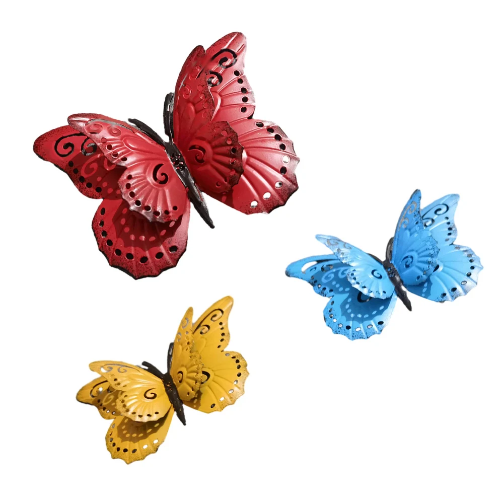 Decorations Butterfly Glow Rocks Colorful DIY Door Double Layer Wings Garden Decor Garden Metal Butterflies 3pcs
Decorations Butterfly Glow Rocks Colorful DIY Door Double Layer Wings Garden Decor Garden Metal Butterflies 3pcs