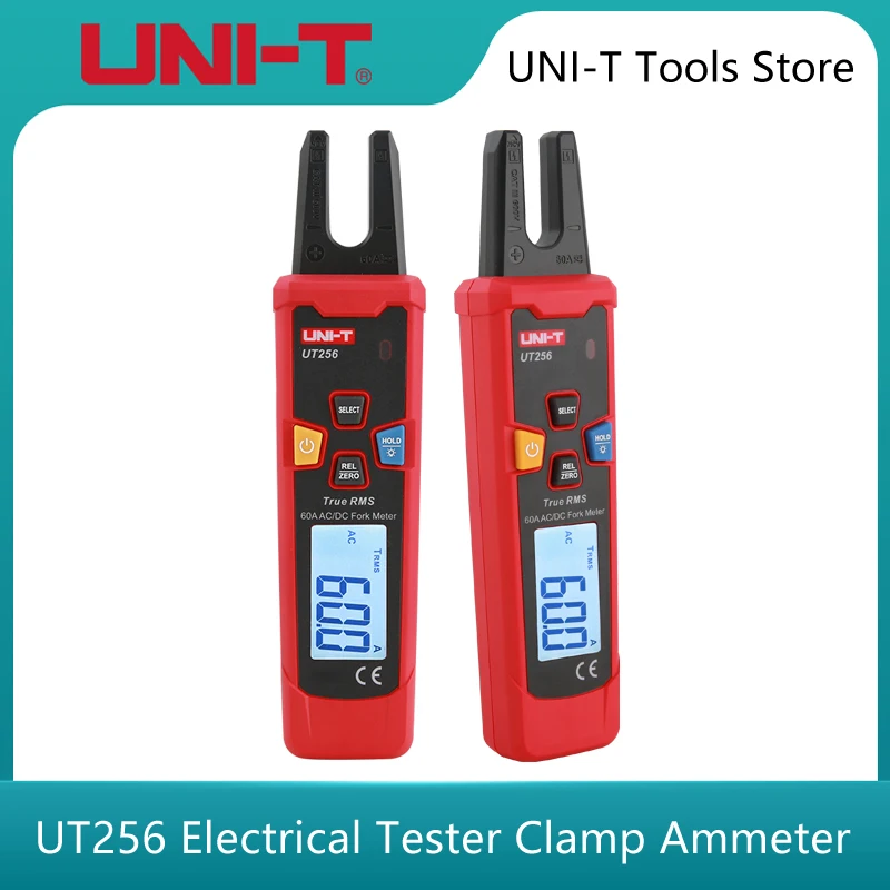 Электрический тестер UNI-T UT256, амперметр-зажим, 60 А, Зажим постоянного/переменного тока, вилка с измерением истинных среднеквадратичных значений, цифровой автоматический мультиметр, тестер бесконтактного напряжения
Электрический тестер UNI-T UT256, амперметр-зажим, 60 А, Зажим постоянного/переменного тока, вилка с измерением истинных среднеквадратичных значений, цифровой автоматический мультиметр, тестер бесконтактного напряжения