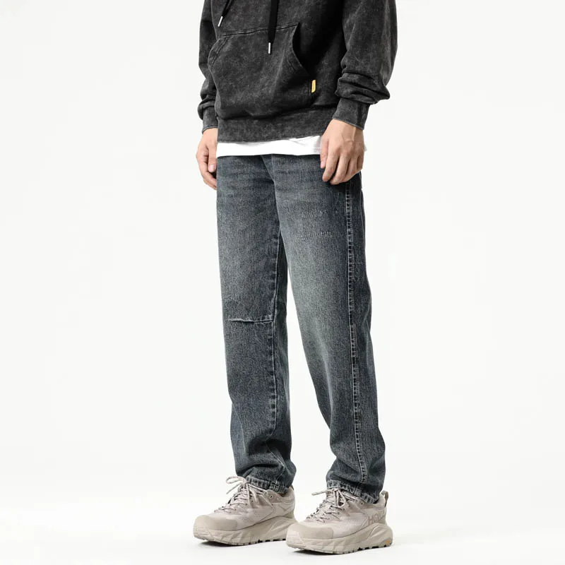Washed Jeans For Men's Autumn Loose Fitting Straight Leg Wide Leg Pants For Men's Trendy Retro High Street Long Pants
Washed Jeans For Men's Autumn Loose Fitting Straight Leg Wide Leg Pants For Men's Trendy Retro High Street Long Pants