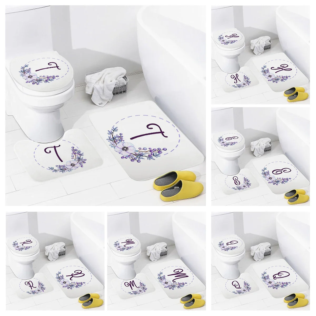 3 шт., Противоскользящие коврики для ванной
3 шт., Противоскользящие коврики для ванной