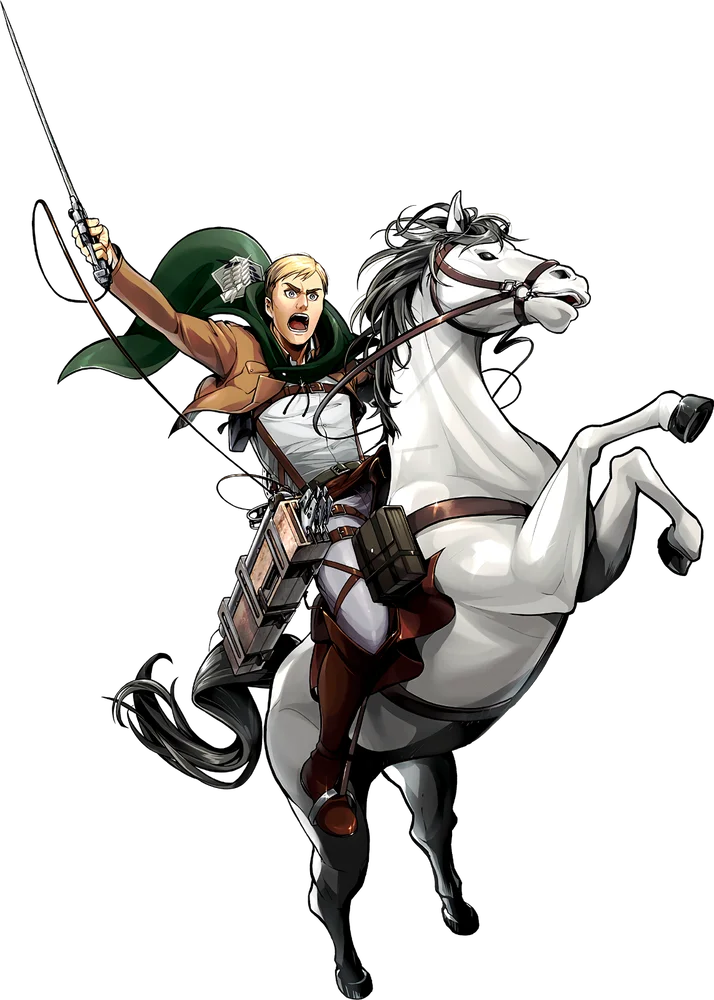 Captain Erwin Horse Attack on Titan Weatherproof Anime Sticker Car Decal 3",6",8" 3 sizes for choice.
Captain Erwin Horse Attack on Titan Weatherproof Anime Sticker Car Decal 3",6",8" 3 sizes for choice.