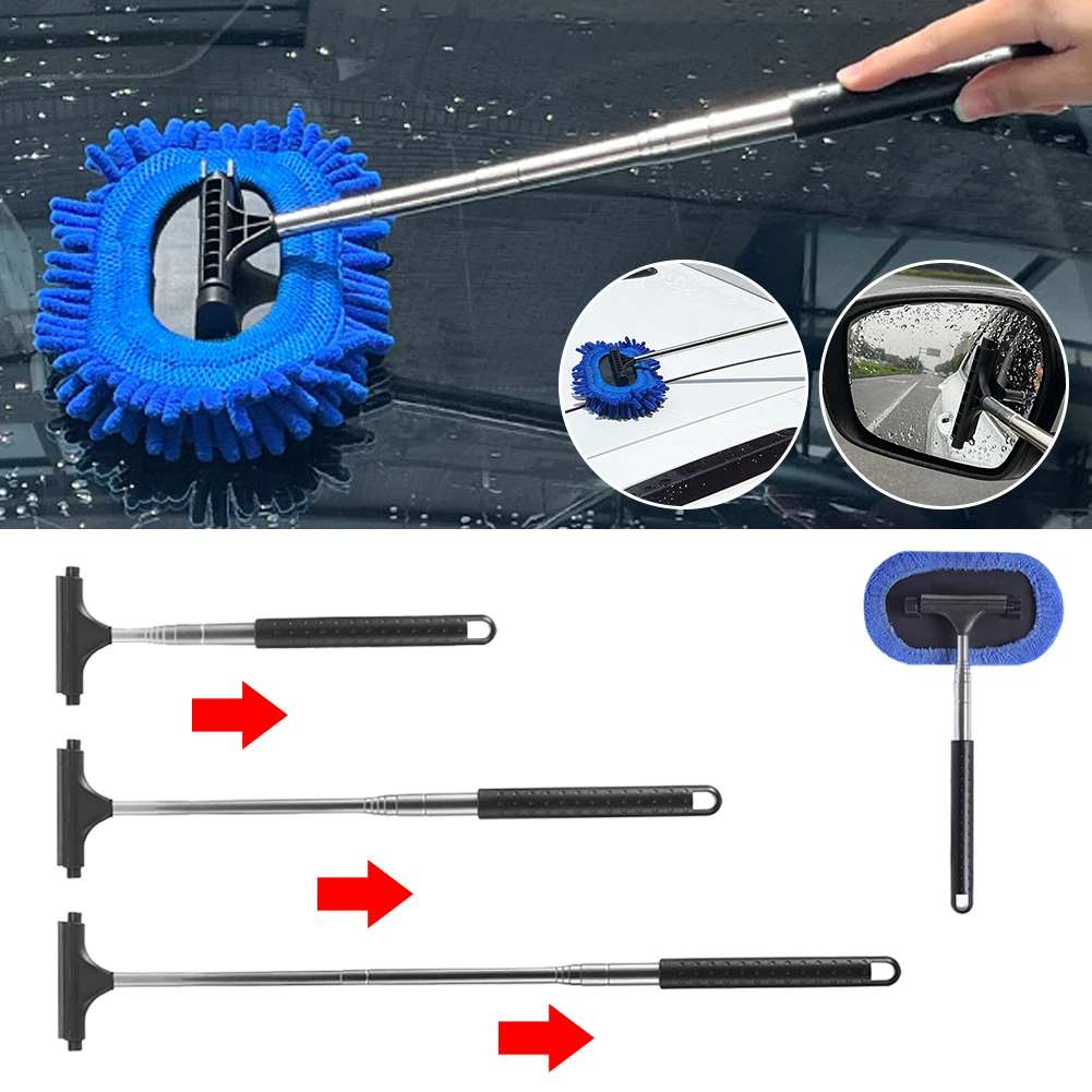 Car Rearview Mirror Wiper Telescopic 28-101cm Handle Car Window Cleaning Tool Microfiber Windshield Wiper Glass Cleaning Brush
Car Rearview Mirror Wiper Telescopic 28-101cm Handle Car Window Cleaning Tool Microfiber Windshield Wiper Glass Cleaning Brush