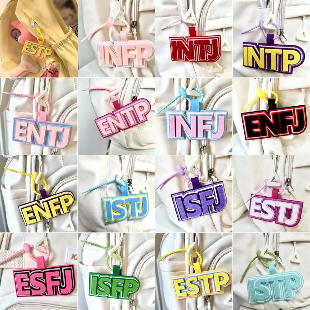 Брелок для ключей MBTI в Корейском стиле, брелок для ключей с надписью, 16 видов, брелок для ключей в ярком стиле, подвеска для сумки, нетканый кулон
Брелок для ключей MBTI в Корейском стиле, брелок для ключей с надписью, 16 видов, брелок для ключей в ярком стиле, подвеска для сумки, нетканый кулон