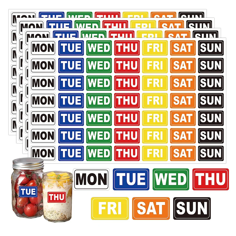 Week Date Stickers 1.25*0.75inch Day of The Week Labels Weekly Dates Planner Stickers 735Pcs
Week Date Stickers 1.25*0.75inch Day of The Week Labels Weekly Dates Planner Stickers 735Pcs