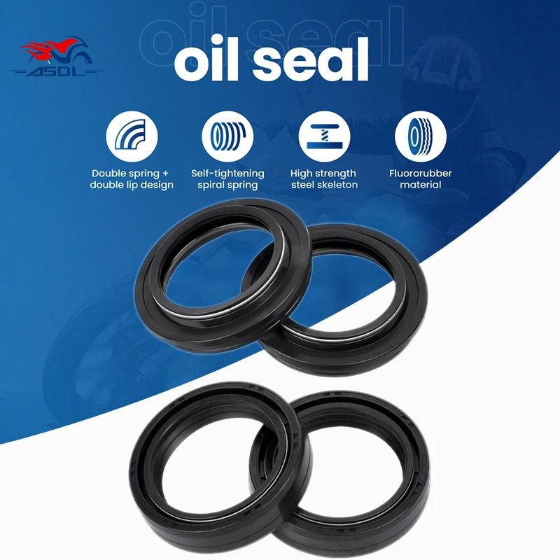

37x50x11 37*50*11 Motorcycle Front Shock Fork Damper Oil Seal & 37 50 Dust Cover Lip For LIFAN CHINA ARIZONA 125 LF125-14F 2007