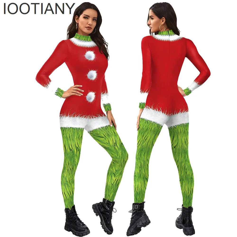 IOOTIANY Monster 3D Print Women Jumpsuit Xmas Carnival Fancy Party Cosplay Costume Bodysuit Adults Christmas Onesie Outfits
IOOTIANY Monster 3D Print Women Jumpsuit Xmas Carnival Fancy Party Cosplay Costume Bodysuit Adults Christmas Onesie Outfits