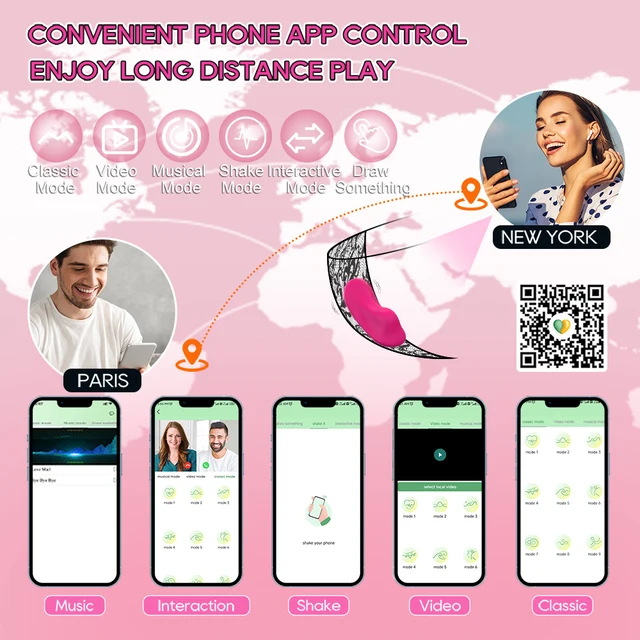 Vibromasseur à distance sans fil pour femme, jouets sexuels, contrôle d'application injuste, gode point G, masseur de vagin et de clitoris, Andrea Bluetooth 2