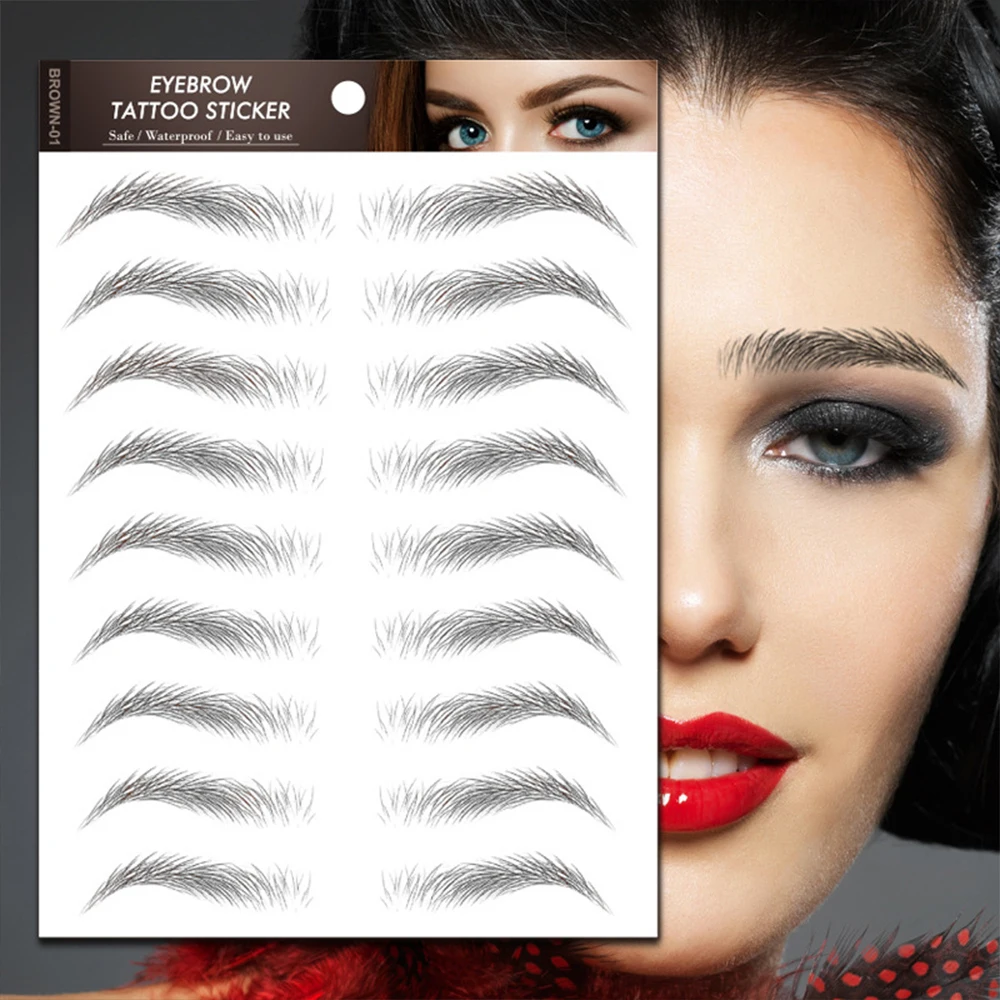 2PCS 4D Hair Like Eyebrows Stickers Makeup Waterproof Eyebrow Sticker Long Lasting Fake Eyebrow Stickers maquillajes para mujer
2PCS 4D Hair Like Eyebrows Stickers Makeup Waterproof Eyebrow Sticker Long Lasting Fake Eyebrow Stickers maquillajes para mujer