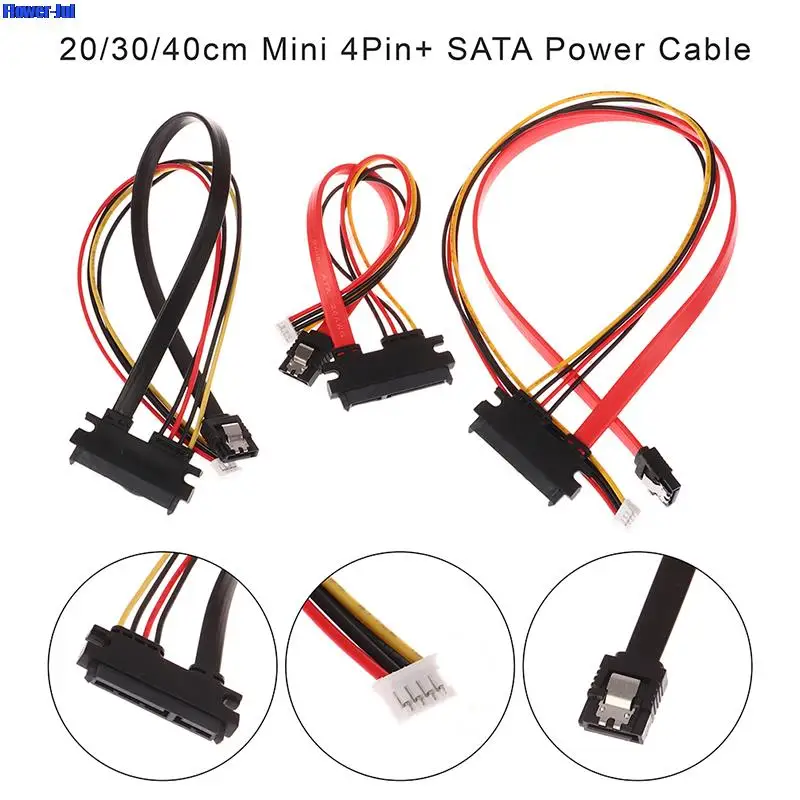 NEW 20cm/30cm/40cm Mini 4Pin+ SATA Power Cable 22(15+7)Pin to PH2.0/3.0 Hard Disk Optical Drive Data Cable Power Supply Cable
NEW 20cm/30cm/40cm Mini 4Pin+ SATA Power Cable 22(15+7)Pin to PH2.0/3.0 Hard Disk Optical Drive Data Cable Power Supply Cable
