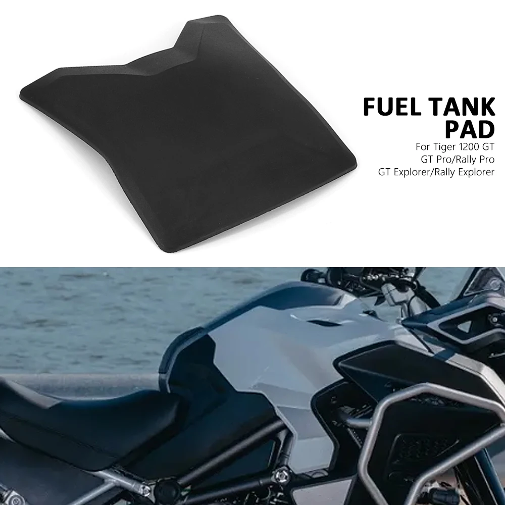 

With Logo Motorcycle Black Tank Pad Tankpad Protector For Tiger 1200 GT TIGER 1200 GT Pro/Rally Pro/GT Explorer/Rally Explorer
