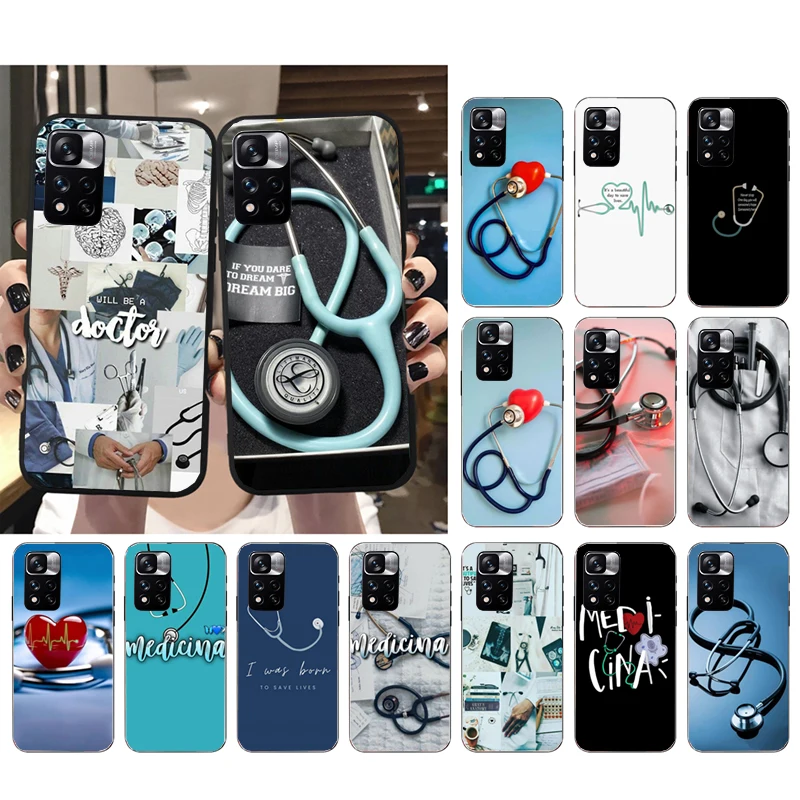 Phone Case For Xiaomi Redmi Note 12S 12 Pro 11S 11 10 9 Pro 10S Redmi 10 9 9C 9T 9A 10C Doctor Stethoscope Case
Phone Case For Xiaomi Redmi Note 12S 12 Pro 11S 11 10 9 Pro 10S Redmi 10 9 9C 9T 9A 10C Doctor Stethoscope Case