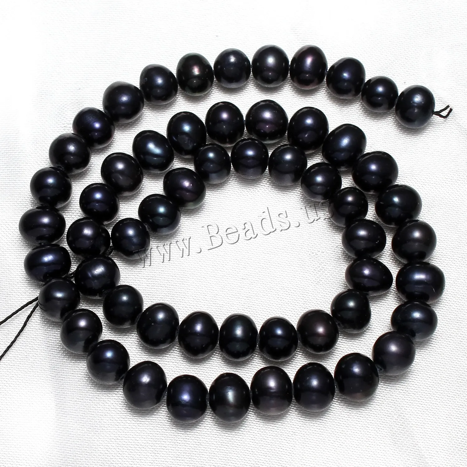 

Натуральный пресноводный жемчуг, черный цвет, 7-9 мм, почти круглые бусины россыпью для изготовления ювелирных изделий «сделай сам», ожерелье, браслет, серьги