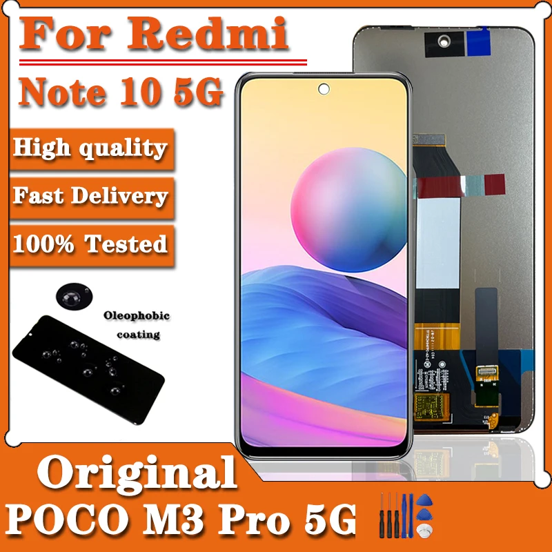 6.5 Original For Xiaomi Redmi Note 10 5G LCD Display Touch Screen Assembly For Xiaomi Poco M3 Pro 5G LCD Screen Repair kit Best
6.5 Original For Xiaomi Redmi Note 10 5G LCD Display Touch Screen Assembly For Xiaomi Poco M3 Pro 5G LCD Screen Repair kit Best