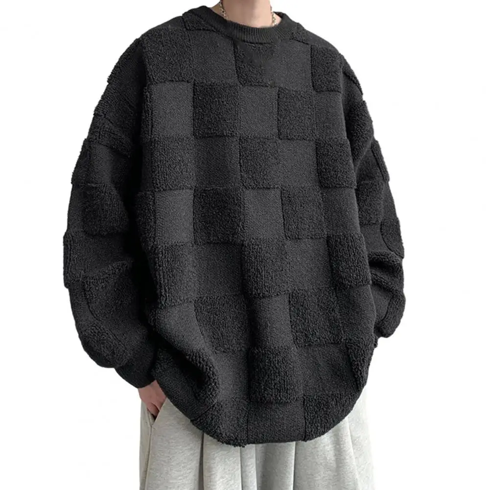 Men Round Neck Sweater Cozy Knitted Men's Sweater with Crew Neck Thick Warmth Plus Size Fit for Winter Fall Soft Loose Stylish
Men Round Neck Sweater Cozy Knitted Men's Sweater with Crew Neck Thick Warmth Plus Size Fit for Winter Fall Soft Loose Stylish
