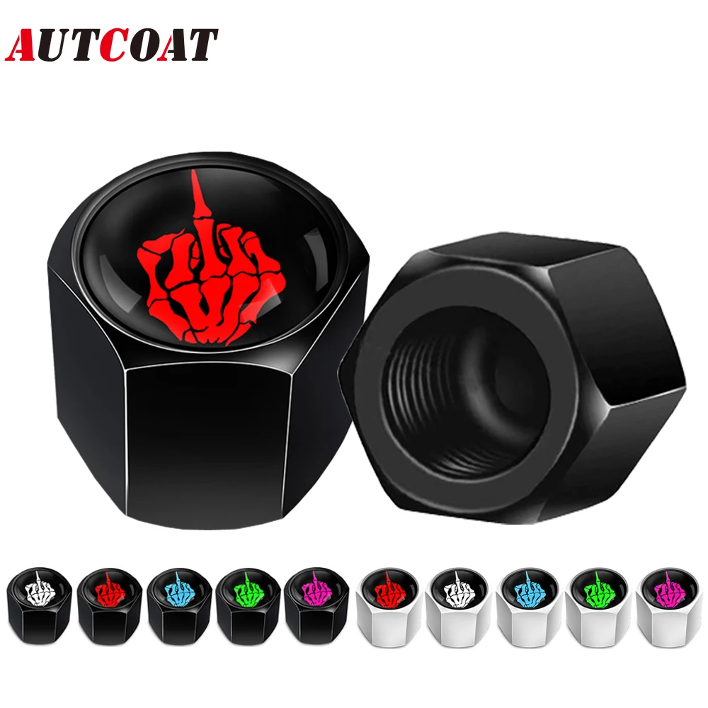 AUTCOAT 4Pcs/Set Aluminum Tire Valve Stem Caps, Metal with Rubber Ring, Dust Proof Cover Universal fit for Car, Motorcycle, Bike
AUTCOAT 4Pcs/Set Aluminum Tire Valve Stem Caps, Metal with Rubber Ring, Dust Proof Cover Universal fit for Car, Motorcycle, Bike