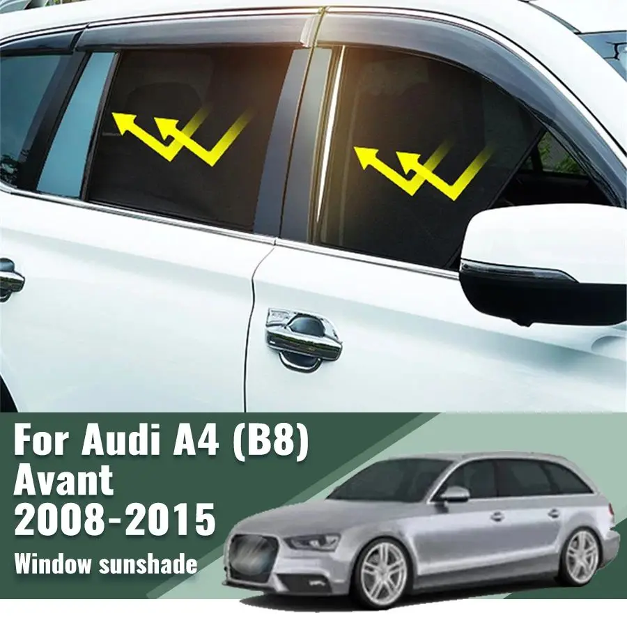 For Audi A4 B8 Avant 2008-2016 Magnetic Car Sunshades Front Rear Windshield Blind Curtain Baby Side Window Sun Shade Visor
For Audi A4 B8 Avant 2008-2016 Magnetic Car Sunshades Front Rear Windshield Blind Curtain Baby Side Window Sun Shade Visor