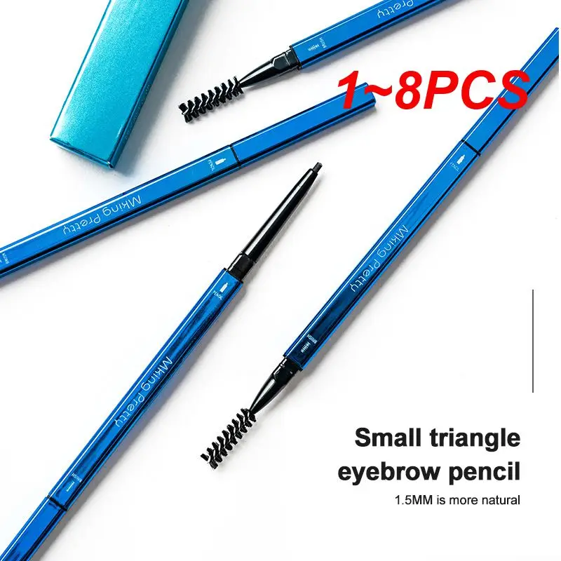 Супертонкий карандаш для бровей, 1-8 шт., натуральная долговечная водонепроницаемая и потостойкая Автоматическая треугольная ручка для макияжа глаз
Супертонкий карандаш для бровей, 1-8 шт., натуральная долговечная водонепроницаемая и потостойкая Автоматическая треугольная ручка для макияжа глаз