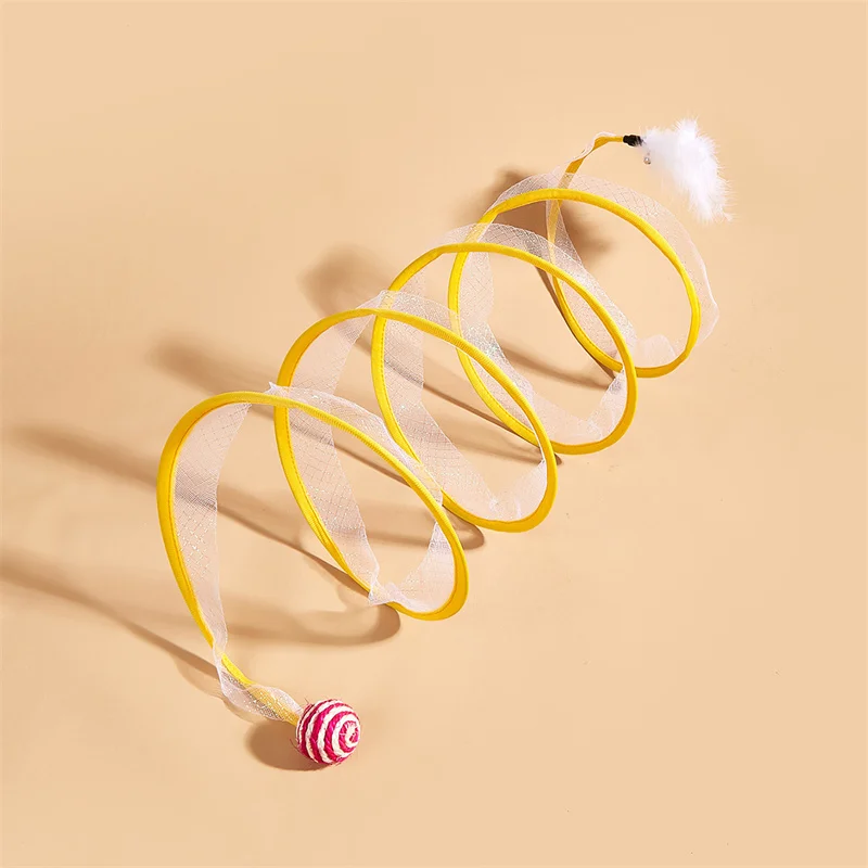 Spring Interaction Kitten Wear Resistance Best Seller Practical Essential Pet Supplies Toys Type S With The Ball Easy To Clean
Spring Interaction Kitten Wear Resistance Best Seller Practical Essential Pet Supplies Toys Type S With The Ball Easy To Clean