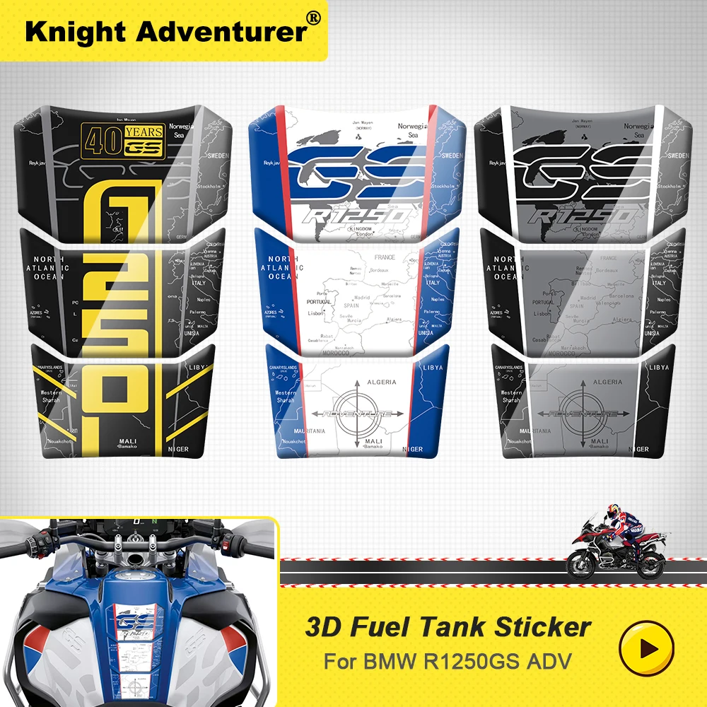For BMW Motorrad R1250GS Adventure R 1250 GS ADV 2019 2020 2021 2022 3D Resin Motorcycle Tank Pad Sticker 40 Years GS
For BMW Motorrad R1250GS Adventure R 1250 GS ADV 2019 2020 2021 2022 3D Resin Motorcycle Tank Pad Sticker 40 Years GS