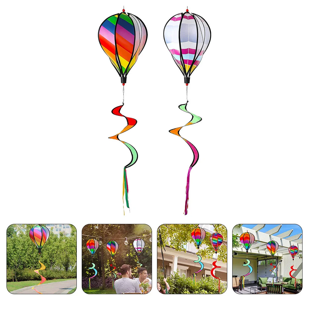 2 Pcs Hot Air Balloon Wind Bar Outdoor Layout Pendants Sequin Trim Yard Decoration Decorations Spiral Decorative Spinners
2 Pcs Hot Air Balloon Wind Bar Outdoor Layout Pendants Sequin Trim Yard Decoration Decorations Spiral Decorative Spinners