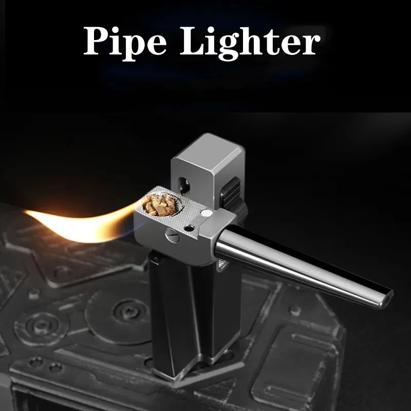 Creative Portable Pipe Gas Lighters Kitchen Outdoor Ignition Tools Oblique Flame Cycle Use Multifunctional Lighter Men's Gife
Creative Portable Pipe Gas Lighters Kitchen Outdoor Ignition Tools Oblique Flame Cycle Use Multifunctional Lighter Men's Gife