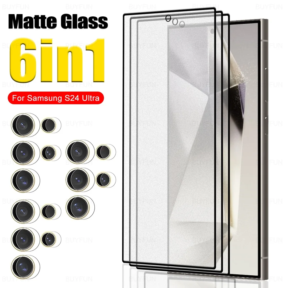 6TO1 для Samsung Galaxy S24 Ultra Plus матовое закаленное стекло и защита для камеры Samsong 24 s S24plus S 24 S24 + Sumsung S24 Ultra 5G
6TO1 для Samsung Galaxy S24 Ultra Plus матовое закаленное стекло и защита для камеры Samsong 24 s S24plus S 24 S24 + Sumsung S24 Ultra 5G