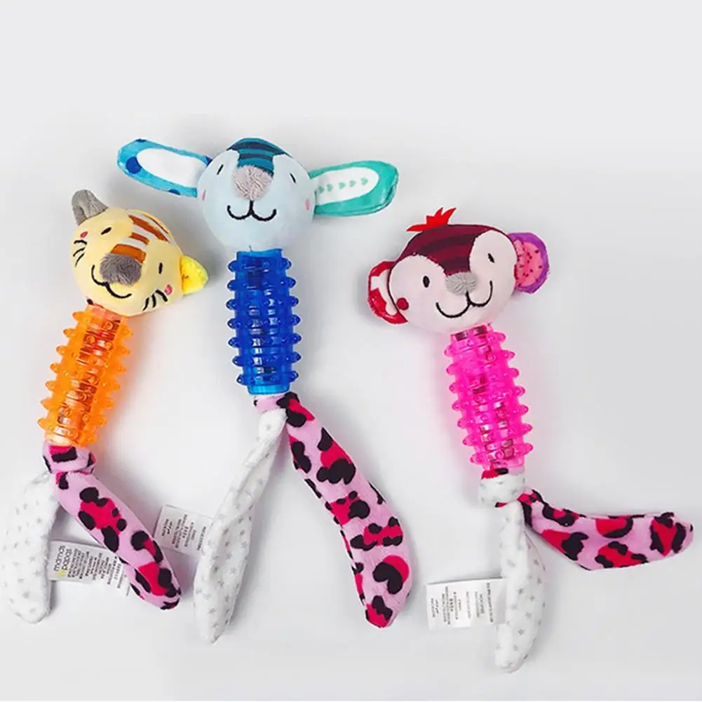 NEW Pet Dog Molar Stick Bite-resistant Cartoon Animal Head Plush Chew Toys Pet Products For Cats Dogs
NEW Pet Dog Molar Stick Bite-resistant Cartoon Animal Head Plush Chew Toys Pet Products For Cats Dogs
