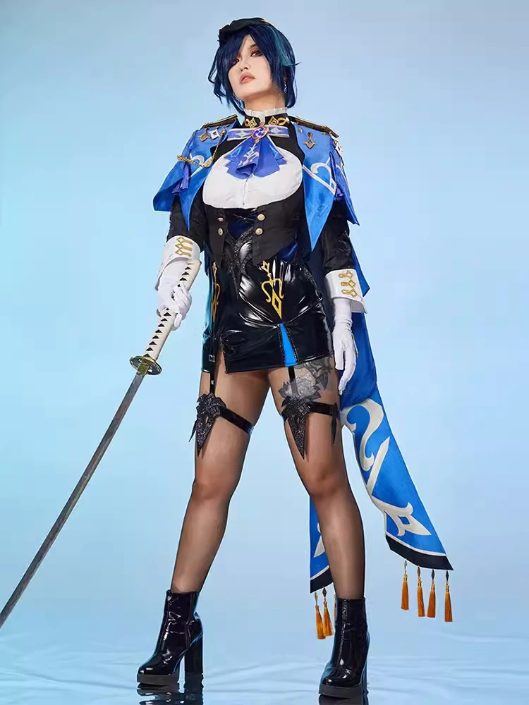 Hot Game Genshin Impact Clorinde Cosplay Costume Women Girls Elegant Cos Dress Clothes Comic-con Party Suit Full Set Pre-sale
Hot Game Genshin Impact Clorinde Cosplay Costume Women Girls Elegant Cos Dress Clothes Comic-con Party Suit Full Set Pre-sale