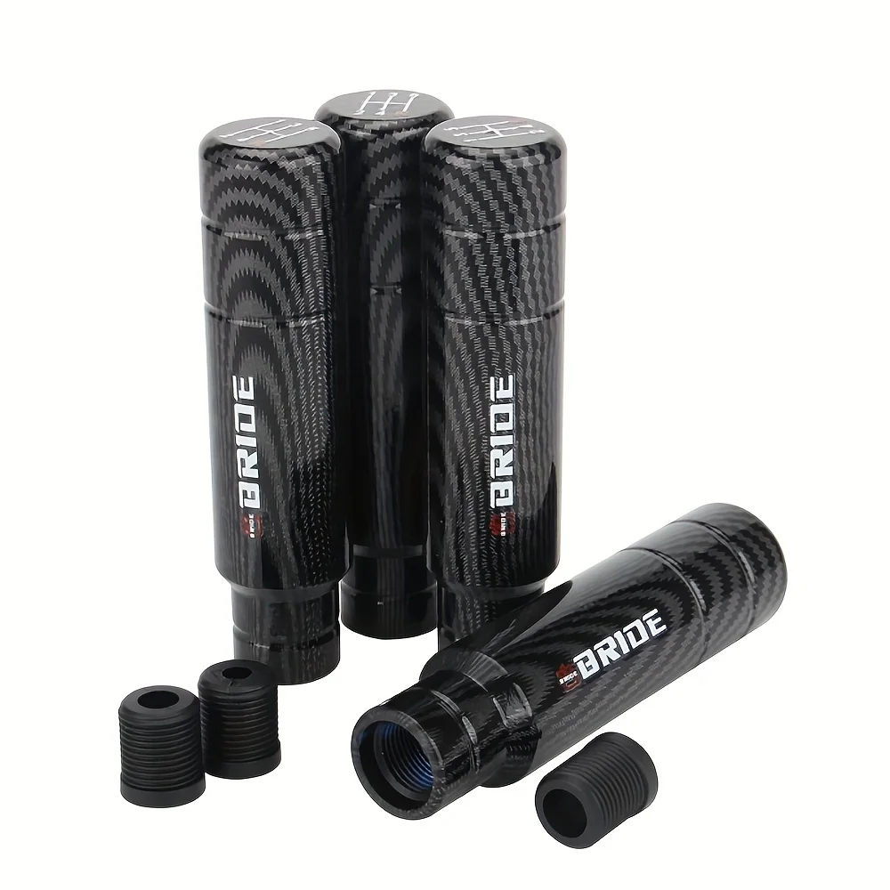 Automotive modification carbon fiber aluminum shift knob MT thread shift lever knob universal with adapter
Automotive modification carbon fiber aluminum shift knob MT thread shift lever knob universal with adapter