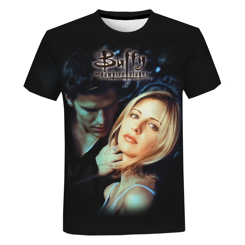 Buffy The Vampire Slayer 3D Print T Shirt Men Women Fashion Casual Short Sleeve T Shirt TV Series Streetwear T Shirt Oversized
Buffy The Vampire Slayer 3D Print T Shirt Men Women Fashion Casual Short Sleeve T Shirt TV Series Streetwear T Shirt Oversized
