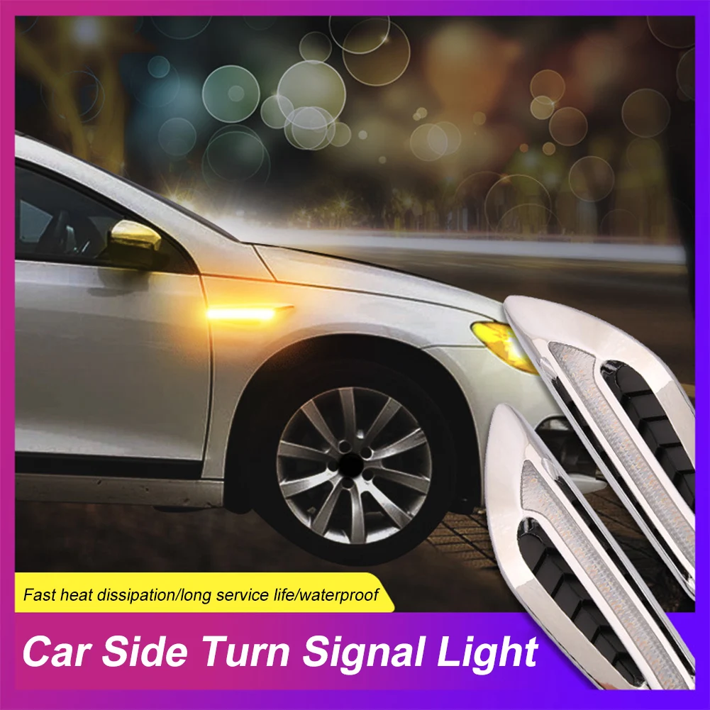 2pcs Car Led Lights Led Dynamic Side Marker Turn Signal Light Flowing Fender Turn Signal Side Marker Car Daytime Running Lights
2pcs Car Led Lights Led Dynamic Side Marker Turn Signal Light Flowing Fender Turn Signal Side Marker Car Daytime Running Lights