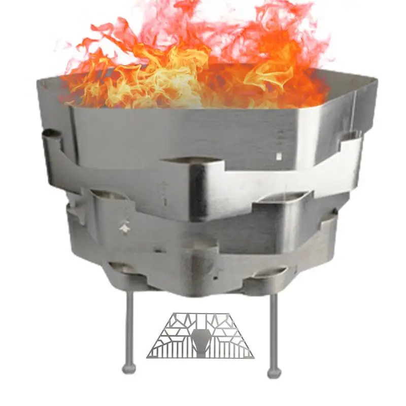 Camping Stove Outdoor Wood Pellet Detachable Backpacking Stoves & Grills Safe Durable Woodburning Stove For Home Hiking Camping
Camping Stove Outdoor Wood Pellet Detachable Backpacking Stoves & Grills Safe Durable Woodburning Stove For Home Hiking Camping