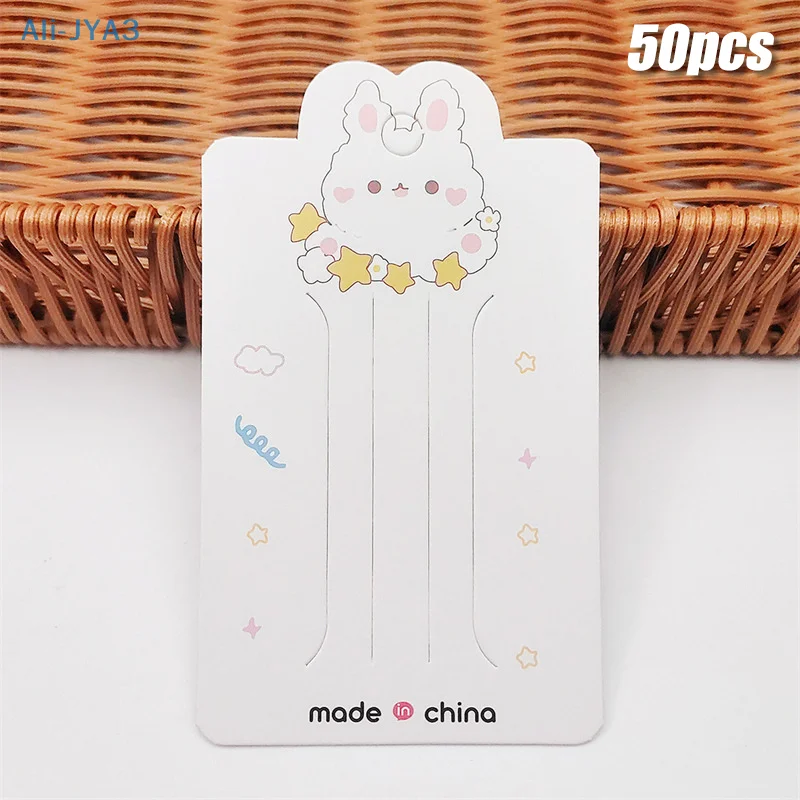 50pcs Bunny Star Display Cards For Hair Cord Hairpin Handmade DIY Jewelry Cardboard Package Hair Clips White Craft Hang Tag Card
50pcs Bunny Star Display Cards For Hair Cord Hairpin Handmade DIY Jewelry Cardboard Package Hair Clips White Craft Hang Tag Card