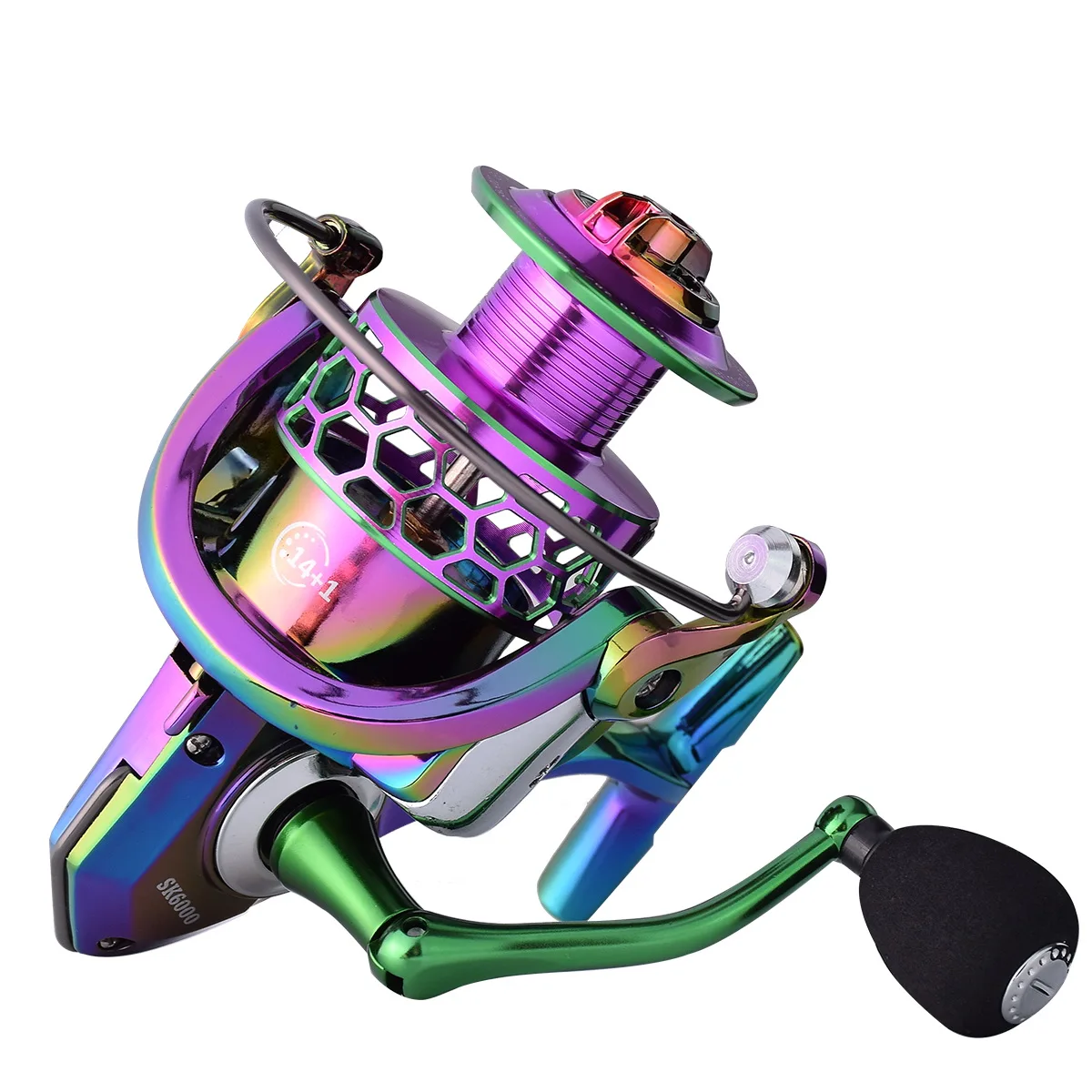 JOF Metal Spool Cup Fishing Reels Colorful Spinning 8-15kg Max Drag 5.2:1/4.7:1 High Speed Carp Sea Saltwater Accessories
JOF Metal Spool Cup Fishing Reels Colorful Spinning 8-15kg Max Drag 5.2:1/4.7:1 High Speed Carp Sea Saltwater Accessories