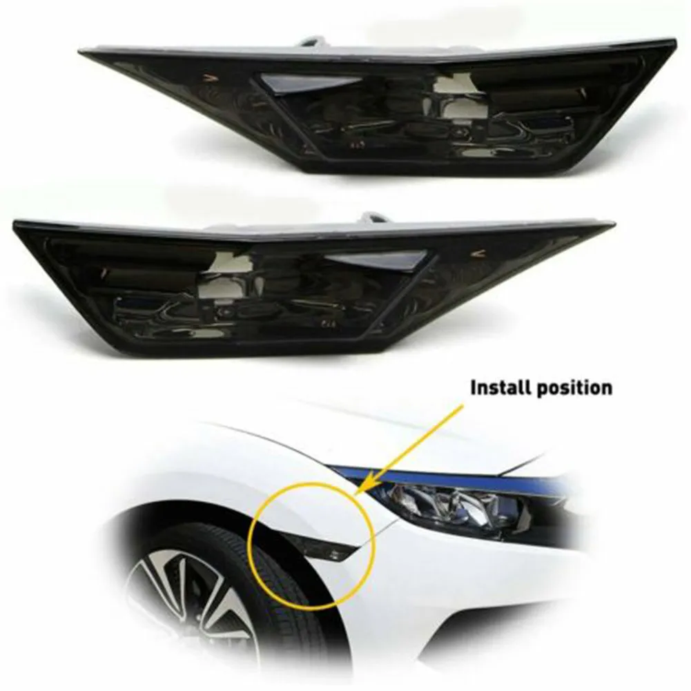 2pcs Cars Turn Signal Lights For Honda For Civic 2016-2021 IP68 Waterproof Turn Signal Width Lights Modified Black With LED Bulb
2pcs Cars Turn Signal Lights For Honda For Civic 2016-2021 IP68 Waterproof Turn Signal Width Lights Modified Black With LED Bulb