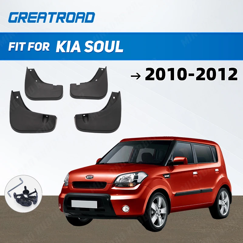 4 шт., Автомобильные Брызговики для Kia Soul 2010 2011 2012
4 шт., Автомобильные Брызговики для Kia Soul 2010 2011 2012
