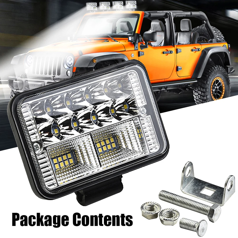 Die Cast Aluminum Alloy Shell Car Work Light With Mounting Bracket Car Headlight Decoration Car Decoration Accessories
Die Cast Aluminum Alloy Shell Car Work Light With Mounting Bracket Car Headlight Decoration Car Decoration Accessories