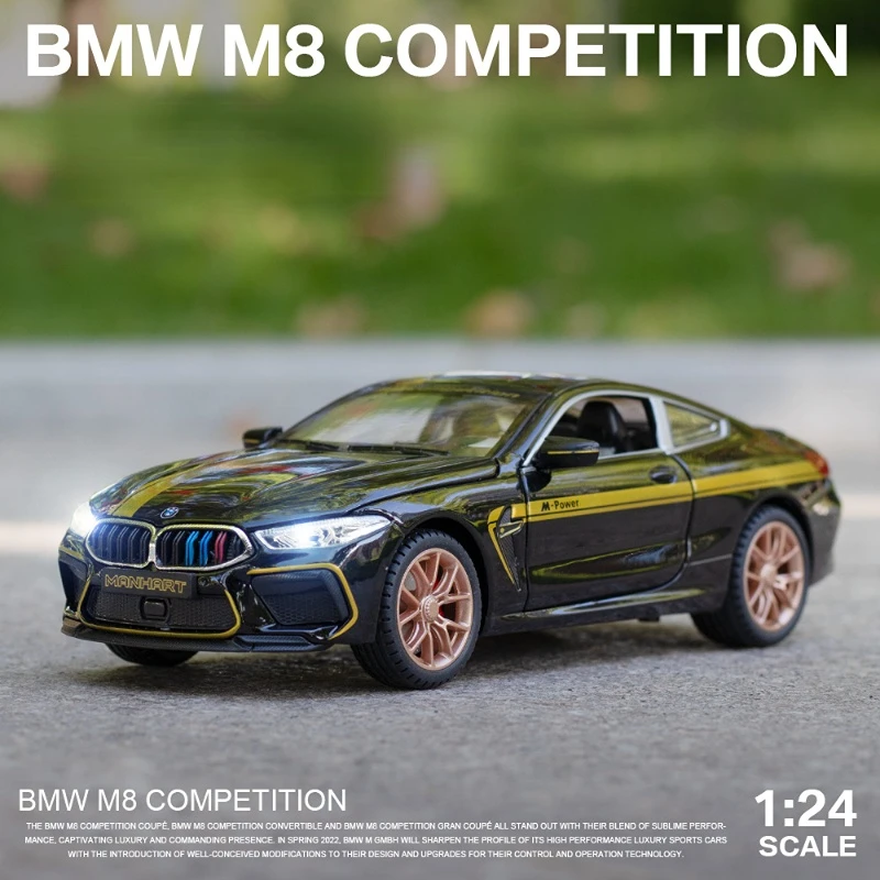 Литые под давлением автомобили 20,5 см 1:24 BMW M8 модель модели спортивного автомобиля из сплава со звуком детской модели игрушечного автомобиля коллекционные украшения подарок
Литые под давлением автомобили 20,5 см 1:24 BMW M8 модель модели спортивного автомобиля из сплава со звуком детской модели игрушечного автомобиля коллекционные украшения подарок