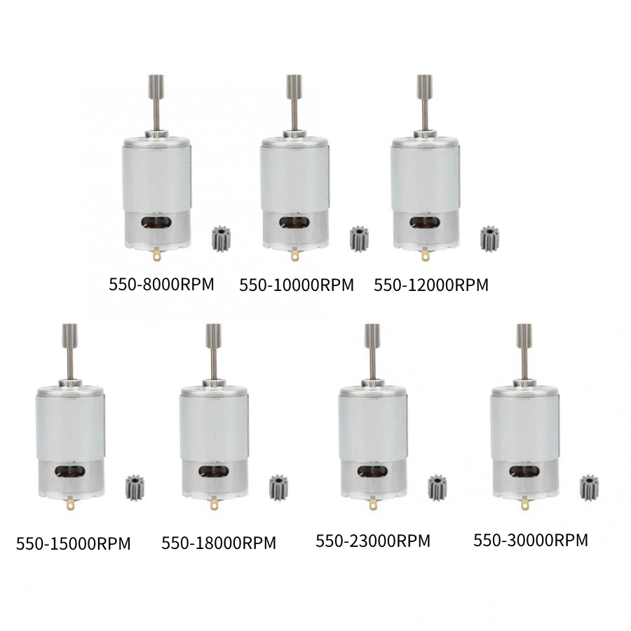 Высокоскоростной микромотор RS550 12 В 8000-30000 об/мин с 2 наконечниками зубьев для электродрели, электрический игрушечный автомобиль, детский мотоцикл
Высокоскоростной микромотор RS550 12 В 8000-30000 об/мин с 2 наконечниками зубьев для электродрели, электрический игрушечный автомобиль, детский мотоцикл