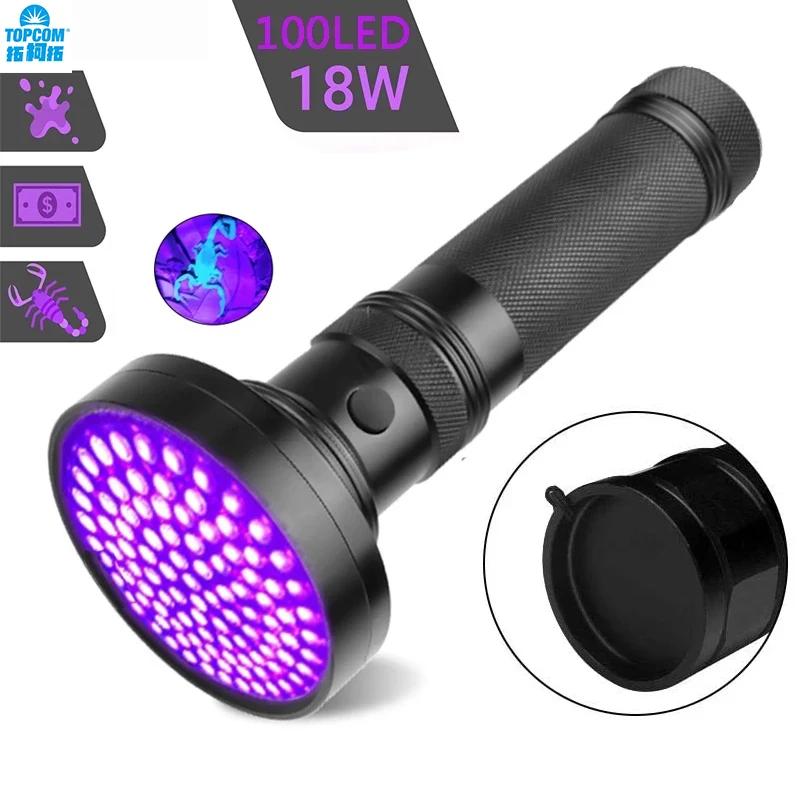 ANDYGO Waterproof 128 LED UV Ultraviolet Inspection Torch 395nm Flashlight for Pet Trace Fluorescence Detection
ANDYGO Waterproof 128 LED UV Ultraviolet Inspection Torch 395nm Flashlight for Pet Trace Fluorescence Detection