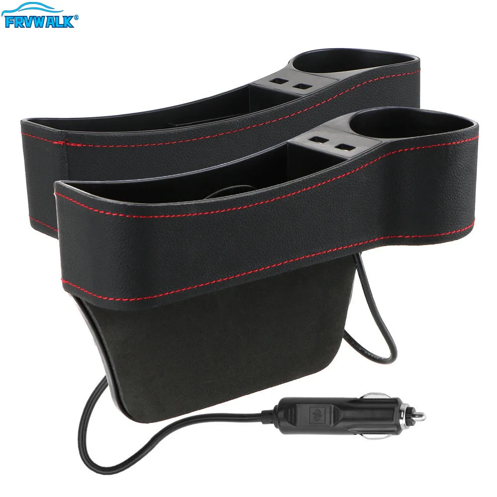 Car Seat Slit Storage Box with Dual USB Charger Phone Bottle Cups Holder Seat Gap Slit Leather Storage Box for Car Accessories
Car Seat Slit Storage Box with Dual USB Charger Phone Bottle Cups Holder Seat Gap Slit Leather Storage Box for Car Accessories